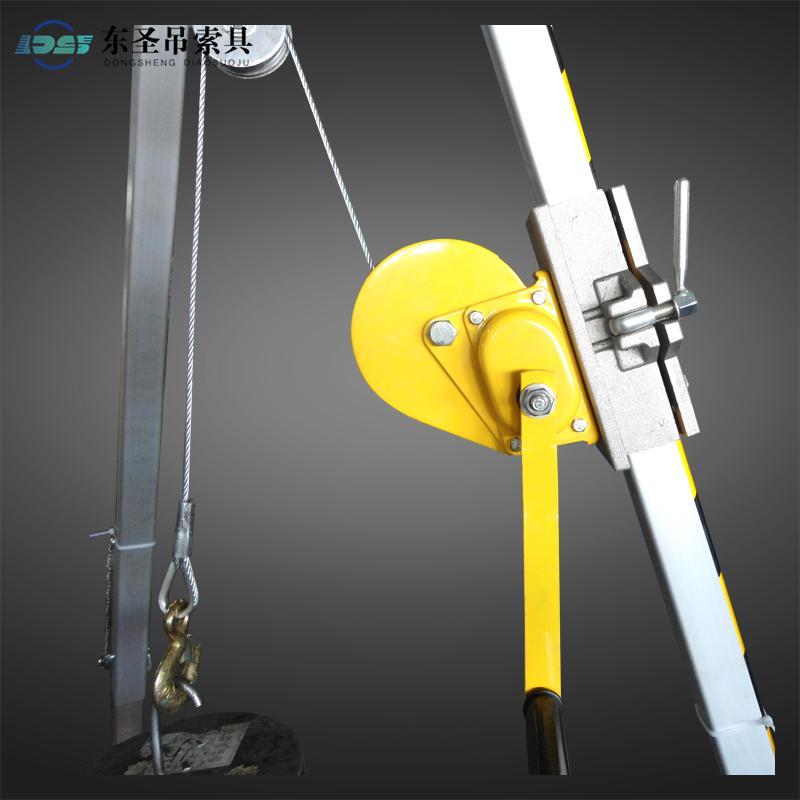 救援三腳架是否可以同時安裝兩臺手搖絞盤